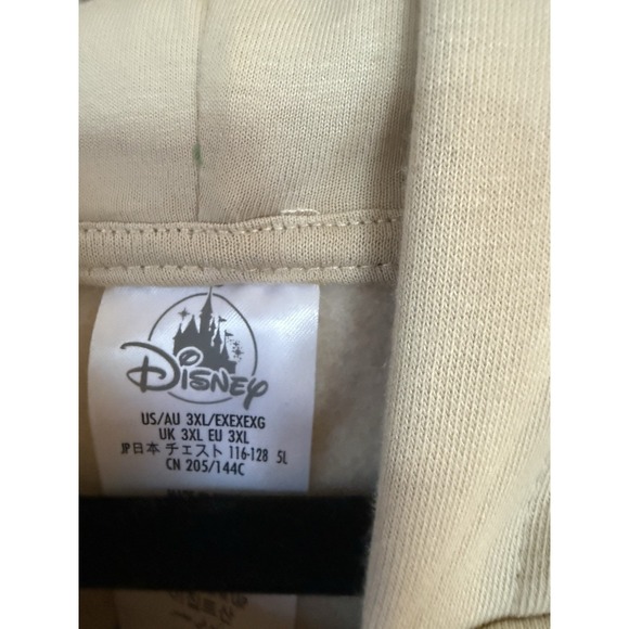 Disney Parks - DISNEYLAND Logo Full Zip Hoodie Beige Large NWT - Picture 5 of 5